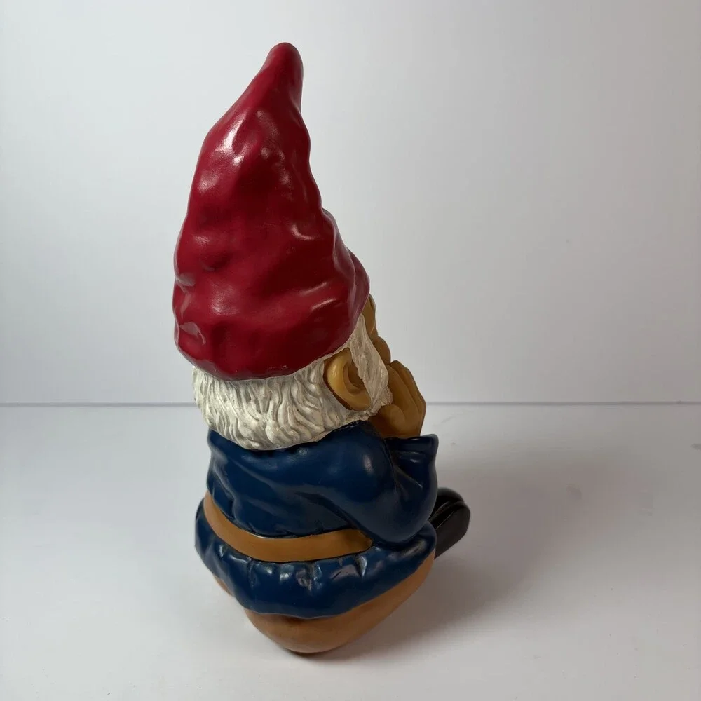 Gemmy Motion Detecting Talking Garden Gnome Lawn Decor Hear No Evil 12